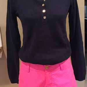 Lilly Pulitzer Navy cotton sweater